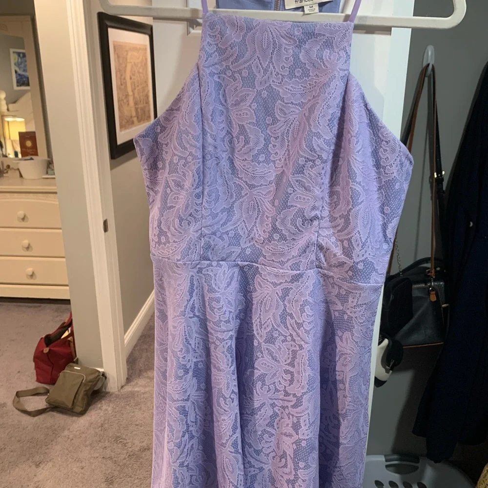Francesca’s dress lace lilac M - Picture 2 of 5